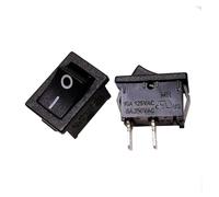 HDKYSWBUEJ 5pc MR-1-110-C5N-BB Boat-Type Switch Rocker Switch Two-Pin Two-Position 6A250V 21 * 15mm