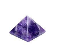 HDKYSWBUEJ Crystal Pyramid Quartz Repel Evil Home Decor Gemstone Generator Balancing (Color : Dream Amethyst)