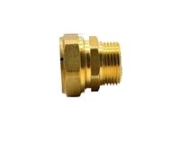 HDKYSWBUEJ Fit 26/32mm ID/OD PEX-al-PEX Tube x 1" BSPP Male Brass Pipe Fitting Coupling Connector Adapter