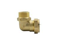 HDKYSWBUEJ Fit Copper Tube OD 28mm x 1" BSPP Male Brass Compression Union Elbow 90 Degree Fitting Connector Water Gas Oil