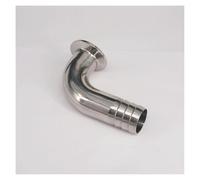 HDKYSWBUEJ Fit Hose I/D 32mm Barbed 304 Stainless Steel Ferrule OD 1.5" Ferrule 90 Degree Elbow Pipe Fitting