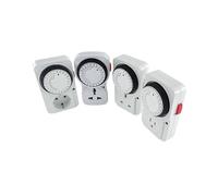 HDKYSWBUEJ Interruttore Timer ciclico Timer da Cucina Presa di temporizzazione ad Anello Timer Meccanico 230 V CA 3500 W 16