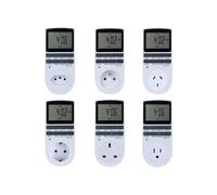 HDKYSWBUEJ Interruttore Timer Digitale elettronico, Timer da Cucina ciclico, Presa di temporizzazione programmabile, Presa 220V