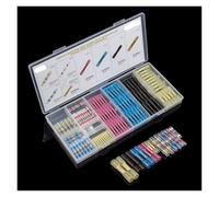 HDKYSWBUEJ Kit da 200 Pezzi di connettori termorestringenti for Cavi Spessi, 5 Misure, terminali a crimpare for Cavi con Manicotto di Saldatura, AWG 22-10