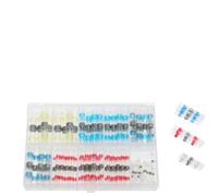 HDKYSWBUEJ Kit di connettori for Cavi con Guarnizione di Saldatura da 80 Pezzi, connettori di Testa termorestringenti, Cavi elettrici Impermeabili e isolati