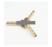 HDKYSWBUEJ Raccordo di Giunzione in Ottone a 3 Vie for Tubo Flessibile a Y da 2 Pezzi, Diametro Interno 4 mm, for Acqua, Gas combustibile