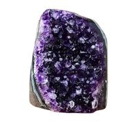 HDKYSWBUEJ Real Amethyst Cluster Geode, Crystal Rough Stone,Purple Quartz Rock for Home Decoration, House Warming Gifts,1000~1300g