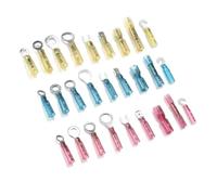 HDKYSWBUEJ Terminali a crimpare termorestringenti ad Anello 540X, connettori for Cavi isolati, Kit di terminali a Forcella Maschio-Femmina, connettori for Cavi elettrici