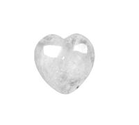 HDKYSWBUEJ Various Materials Gemstones Rose Quartz Crystals Love Heart Shaped Amethyst Home Decoration (Color : Clear Quartz)