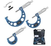 HDLNKAK Set di micrometri esterni da 0 a 7,6 cm, set di 3 utensili
