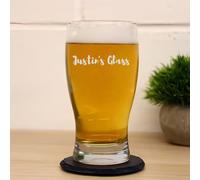 HDLOVE Bicchieri Da Degustazione Personalizzati Con Iniziali E Anno Di Nascita Incisi Su Vetro, Regalo Personalizzato In Vetro Inciso Per Gli Amanti Della Birra, Compleanno Unico, Papà
