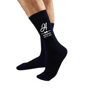 HDLOVE Calze Lunghe Da Uomo Personalizzate Con Nome/Data, Da Sposo e Matrimonio Per Lo Sposo E I Suoi Amici