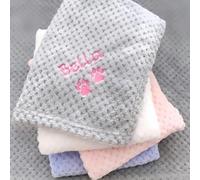 HDLOVE Coperta For Animali Domestici Ricamata Personalizzata, Personalizzata Con Nome E Impronta Della Zampa, Coperta For Cani/gatti Lavabile In Lavatrice For Letti E Divani(47.2x78.7inch)