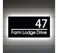 HDLOVE Numeri Civici LED Moderni For Esterni, Insegne Retroilluminate Personalizzate, Targhe Illuminate Impermeabili Personalizzate, Numeri Luminosi For Casa, Appartamento, Ufficio