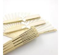 HDLOVE Personalizzati Ventagli Matrimonio, Ventagli Personalizzati con Nome, Matrimonio, Battesimo, Festa E Eventi all’Esterno Ventaglio Portatile(20pcs)