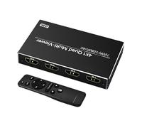 Hdm I Quad-Splitter, Mu Lti Input Viewing, 11x6x1.6cm, Hdm i Quad Hub, Video Multiview, Transizione dello schermo senza soluzione di continuità, Per la visualizzazione domestica Configurazione del