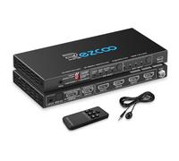 HDMI 2.1 eARC Switch 4K 120Hz 4x1 Estrattore Audio VRR ALLM HDCP2.3 ARC HDR10 Ottico SPDIF Ottico e Uscita Audio da 3.5mm, Commutatore HDMI 4 IN 1 OUT Telecomando IR Dolby Digital EDID per PS5 XBOX NV