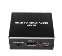 HDMI Audio Extractor Convertitore, convertitore audio, 4Kx2K, Optical Toslink SDPIF, jack audio da 3,5 mm, adattatore splitter ottico Hdmi, estrattore audio, per PS5 e altri dispositivi