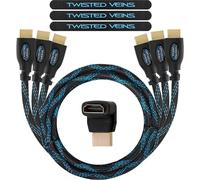 HDMI Cable 6 ft 3-Pack, High Speed HDMI Cord with Ethernet, Supports HDMI 2.0b 4K 60Hz HDR, Premium Gold-Plated Connectors