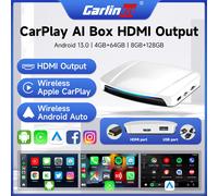 HDMI CarlinKit 8G+128G CarPlay Ai Box Android 13.0 Wireless Android Auto CarPlay SM6225 Qualcomm 8-Core per Netflix Car Smart TV Box Supporto Uscita video 4K HD Video online