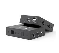 Techly Extender KVM HDMI 369588 su Ethernet 1080p@60Hz 150 m Nero