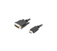 HDMI LANBERG Maschio/DVI-D 18 + 1 collegamento singolo maschio 1.8m nero