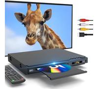 HDMI Lettore DVD per TV, 1080P Lettori DVDs con supporto PAL/NTSC, Lettore CD senza regione con porte Karaoke, Ingresso USB, Cavi HDMI e AV, DVD Player per TV Domestica in Nero