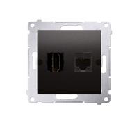 HDMI + presa computer RJ45 cat.6 Simon 54 DGHRJ45.01/48