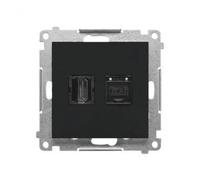 HDMI + RJ45 femmina cat.6. (Modulo) Simon 55 TGHRJ45.01/149