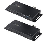 HDMI Sopra Fibra Amplificatore Kit Con 3.5mm/Ir / RS232, 4K UHD HDR -