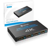 HDMI SPLITTER 1 IN 4 OUT 4K 30HZ 3D CON CAVO HDMI 1M 4 VIE DISTRIBUTORE VIDEO