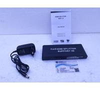 HDMI SPLITTER VER 1.4 CON 4 USCITE LED 1080P full hd AMPLIFICATO