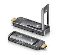 HDMI Wireless, AIMIBO Trasmettitore e Ricevitore HDMI Wireless 5G, Doppia Antenna,1080P@60HZ, Plug and Play, 165FT/50M, Streaming Video e Audio per Laptop, Fotocamera, PC, Proiettore, HDTV