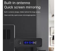 HDMI Wireless Stesso schermo Proiettore 1080p 50M Videoter Ricevitore Video Nero