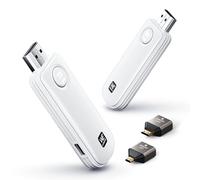 HDMI Wireless Trasmettitore e Ricevitore, 4K Decode Full HD 1080P HDMI Senza Fili, Plug & Play, 2.4/5G Wireless Extender Portata 165FT/50M Streaming Video/Audio da Laptop, PC a TV/Monitor/Proiettore