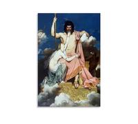 HDMMXEN Jean-Auguste-Dominique Ingres - Dipinti di Giove e Theti, stampa artistica da parete, su tela, decorazione moderna per camera da letto, 60 x 90 cm