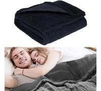 HDMOZUYT Adoro la Coperta Impermeabile e Impermeabile per Il Letto di Cotone a Doppia Flanella Sesso a Letto, Coperta per Animali Domestici Impermeabili Multifunzionale Protegge (Black XS: 50 * 70CM)