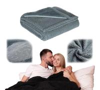 HDMOZUYT Coperta Impermeabile e Multifunzionale Coperta Impermeabile per Il Sesso Letto Doppia Flanella Cotone, Una Coperta di Cane Impermeabile Spessa Protegge Il Materasso (Gray XS(20 * 28in))