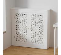 HDMOZUYT Copertura per termosifone con Maniglia, Design Moderno per Nascondere i Tubi, mobiletto Decorativo per Soggiorno, 24 x 6 x 24 Pollici (40"L x 6" W x 36" H)