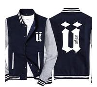 HDOEHLXF Giacche Da Baseball E Felpe Da Uomo Per La Stampa Unkut Maglie Da Ciclismo Alla Moda Tute Da Volo Primaverili Giacche Da Baseball Morbide Cardigan Sportivi-Grey||l