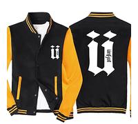 HDOEHLXF Giacche Da Baseball E Felpe Da Uomo Per La Stampa Unkut Maglie Da Ciclismo Alla Moda Tute Da Volo Primaverili Giacche Da Baseball Morbide Cardigan Sportivi-Yellow||m