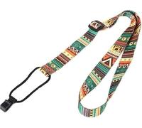 HDouii Tracolla per ukulele, tracolla regolabile per chitarra, tracolla regolabile per borsa, cintura in stile bohémien, nastro con stampa a clip, accessori per imbracatura per strumenti, accessori
