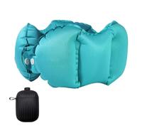 HDOYTXXM 1. Cuscino da viaggio ergonomico gonfiabile con TPU traspirante integrato e custodia per il campeggio in ufficio con borsa per il trasporto