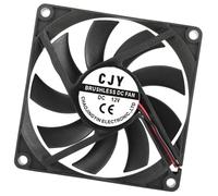 HDOYTXXM 1 Ventola Raffreddamento silenziosa da 80 mm 5 V / 12 V / 24 V per Case del Computer CPU Radiatore Gestione Termica Accessori Ventola Raffreddamento Cornice Rotonda