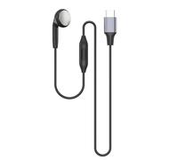 HDOYTXXM Auricolare Laterale Singolo con Microfono per 1 Orecchio per ascolto 3, 5 mm/USB C, vestibilità Comoda, Auricolare 1 Tappo per Le Orecchie Laterale