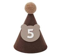HDOYTXXM Bellissimo cappello di compleanno per bambini, per feste di noleggio per feste, con 1-9 numeri, per occasioni speciali