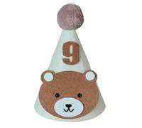 HDOYTXXM Bellissimo cappello di compleanno per bambini, per feste di noleggio per feste, con 1-9 numeri, per occasioni speciali