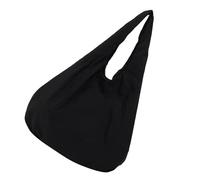 HDOYTXXM Borsa ergonomica in nylon per le donne, pratica e spaziosa, borsa a tracolla casual per l'avambraccio per la scuola di lavoro o la pratica del tempo libero, Nero