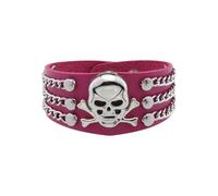 HDOYTXXM Bracciale in metallo alla moda con teschio, materiali robusti, adatto per uomini e donne che amano gli stili individuali e utilizzano gioielli quotidiani con design unici, Taglia unica, come