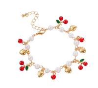 HDOYTXXM Braccialetto Di Fascino Di Moda Simboleggia Dolce E Felicità Che Sono Adatto Per Giovani Donne E Gli appassionati Di Moda Gioielli Della Catena Di Frutta, Taglia unica, come descritto